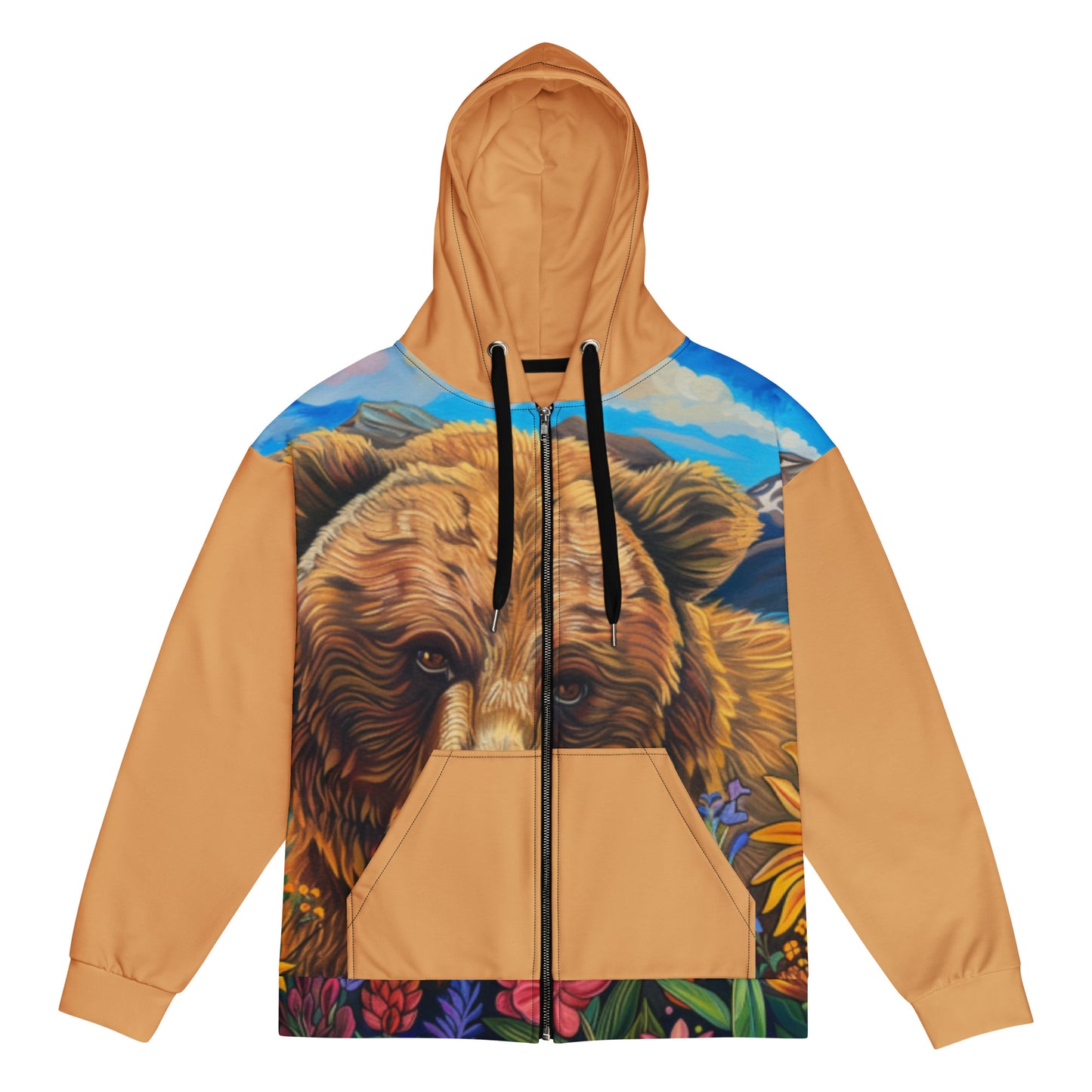 Co. Brown Bear Unisex zip hoodie