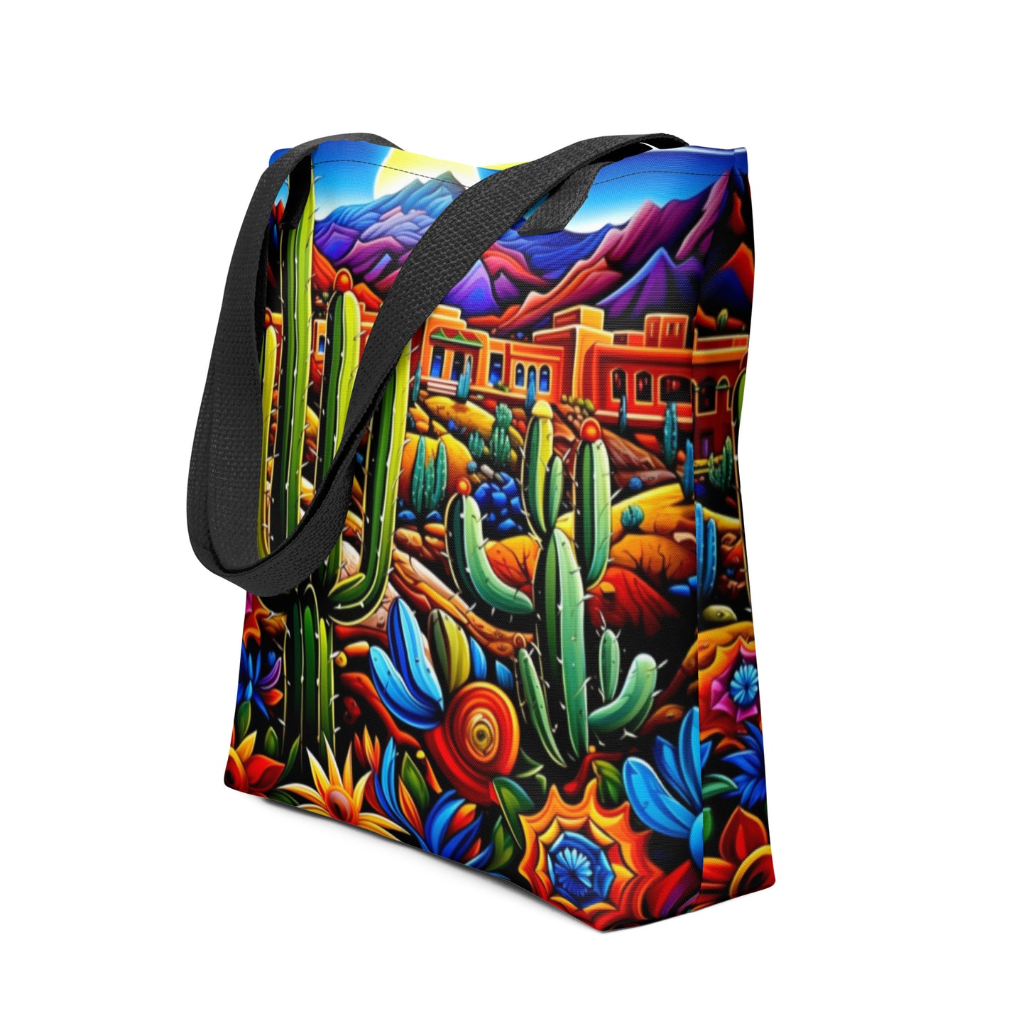 Vibrant NM vista Tote bag