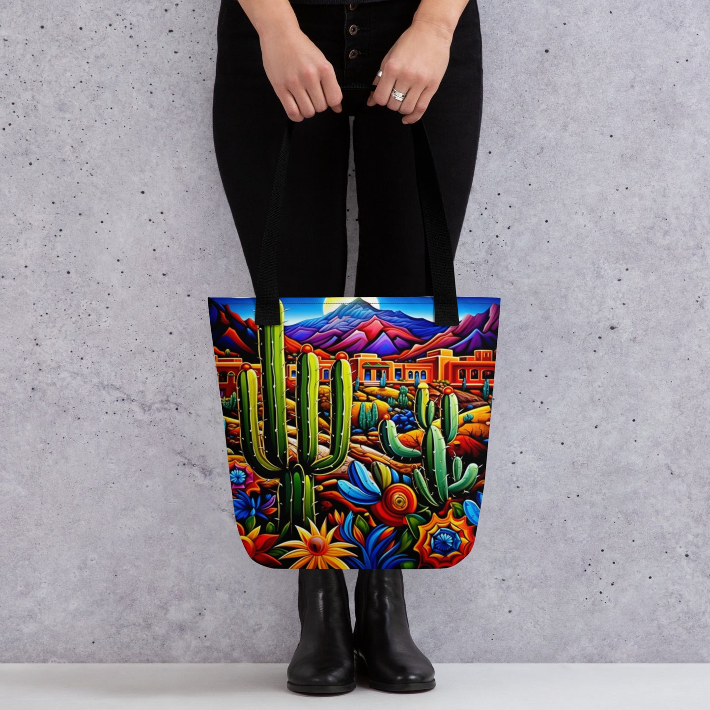 Vibrant NM vista Tote bag