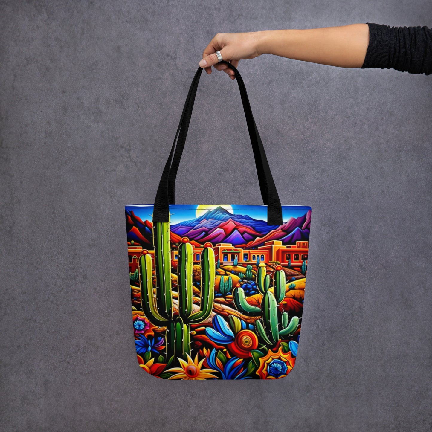 Vibrant NM vista Tote bag