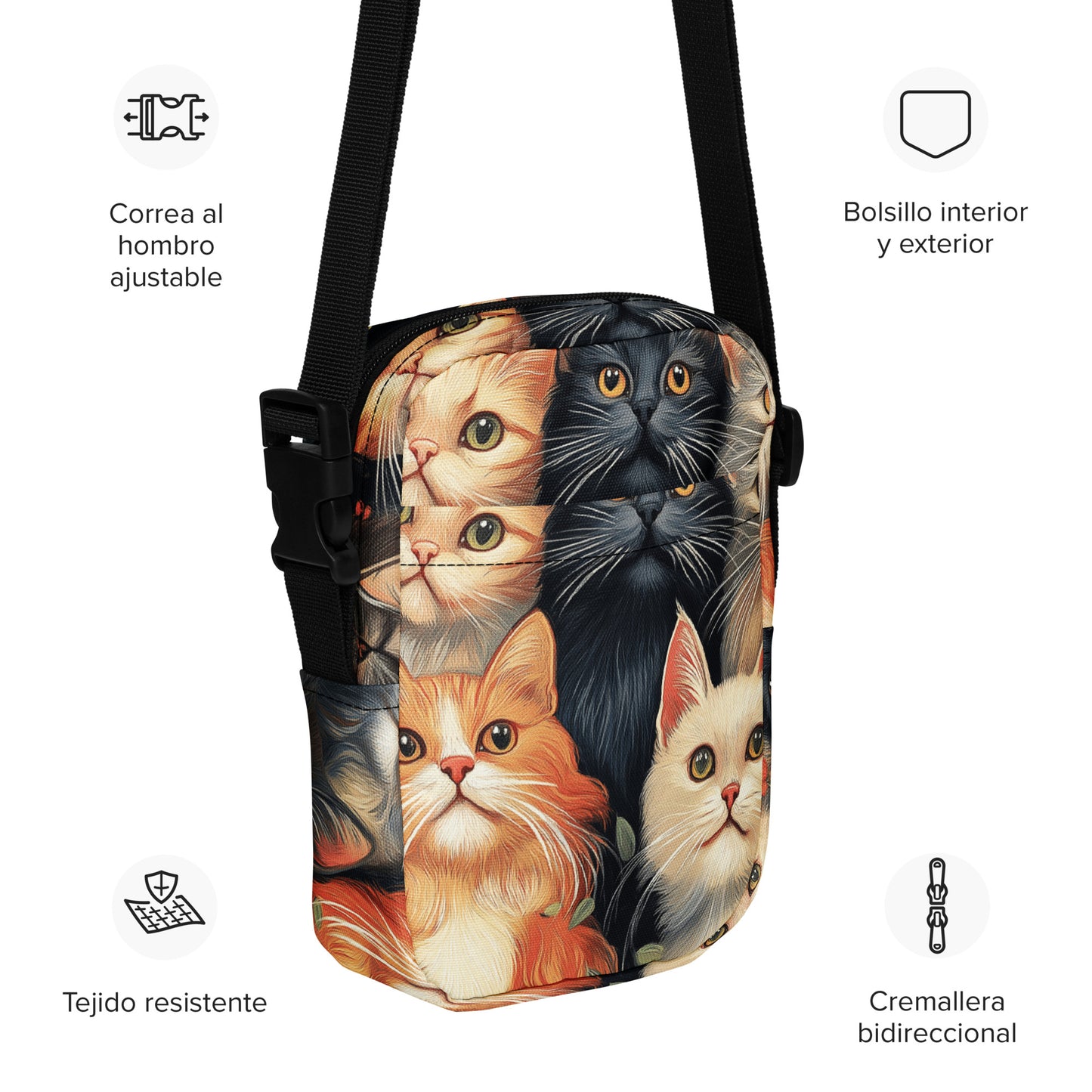 Cats Utility crossbody bag