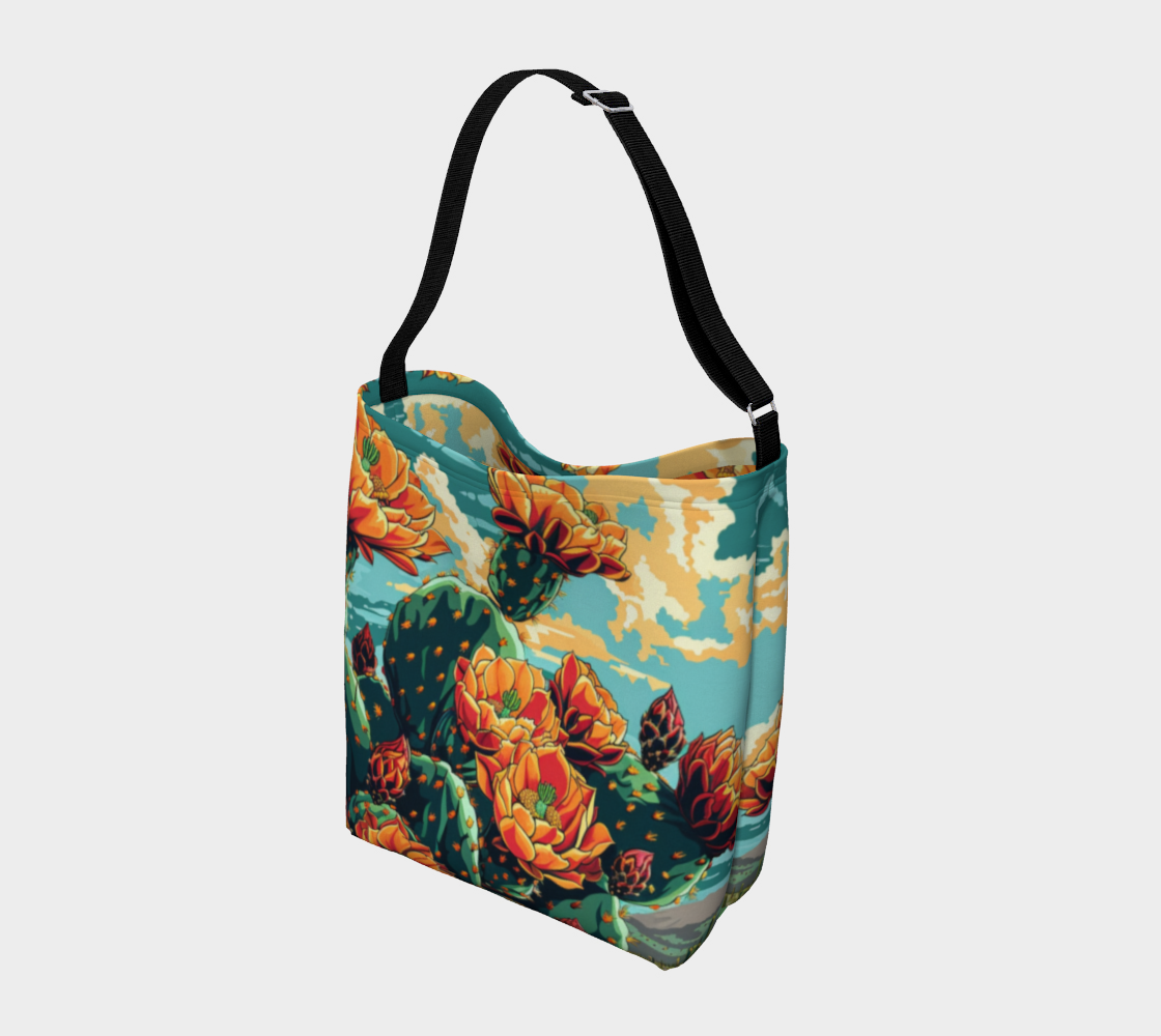 TCS cactus flower 1 Day Tote