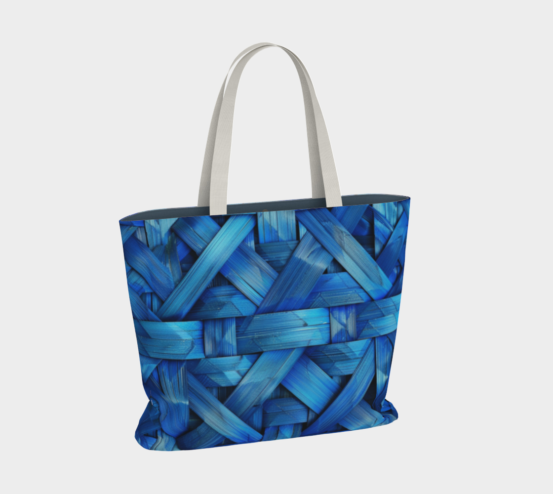 Blue Weave 4 Large Tote