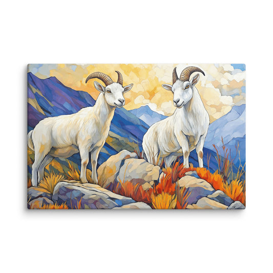 Rocky Mountain Goat Canvas