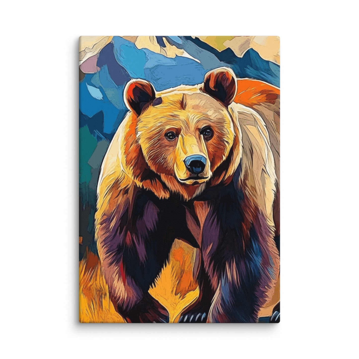 Walking Bear 3 Canvas