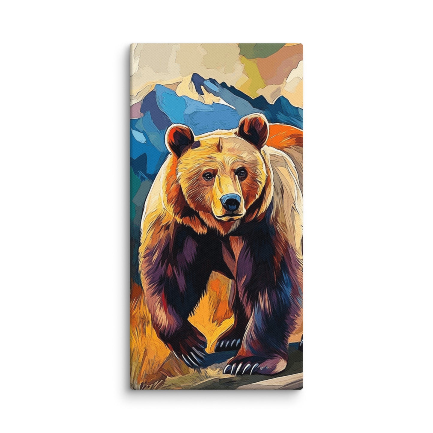 Walking Bear 3 Canvas