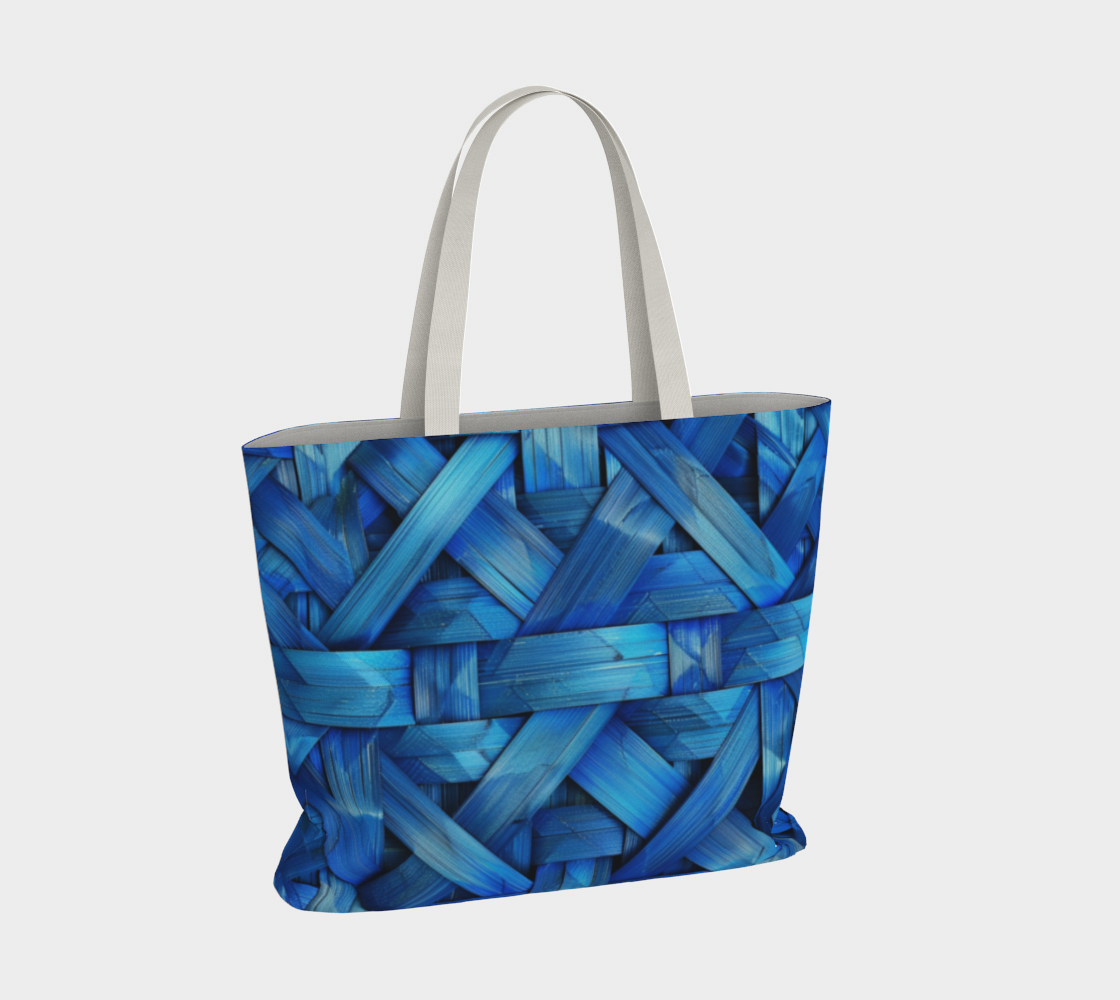 Blue Weave 4 Large Tote