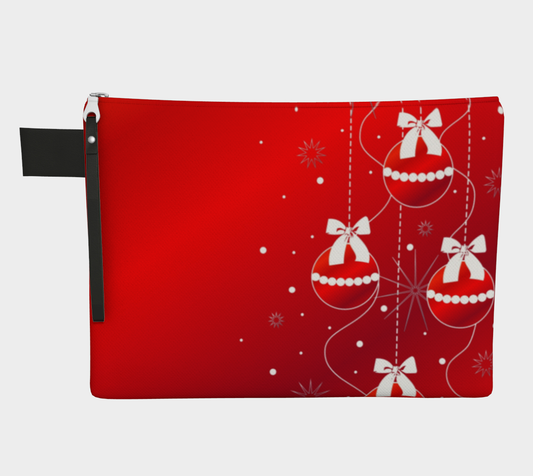 Red Orbs 2 Zipper Carry-all