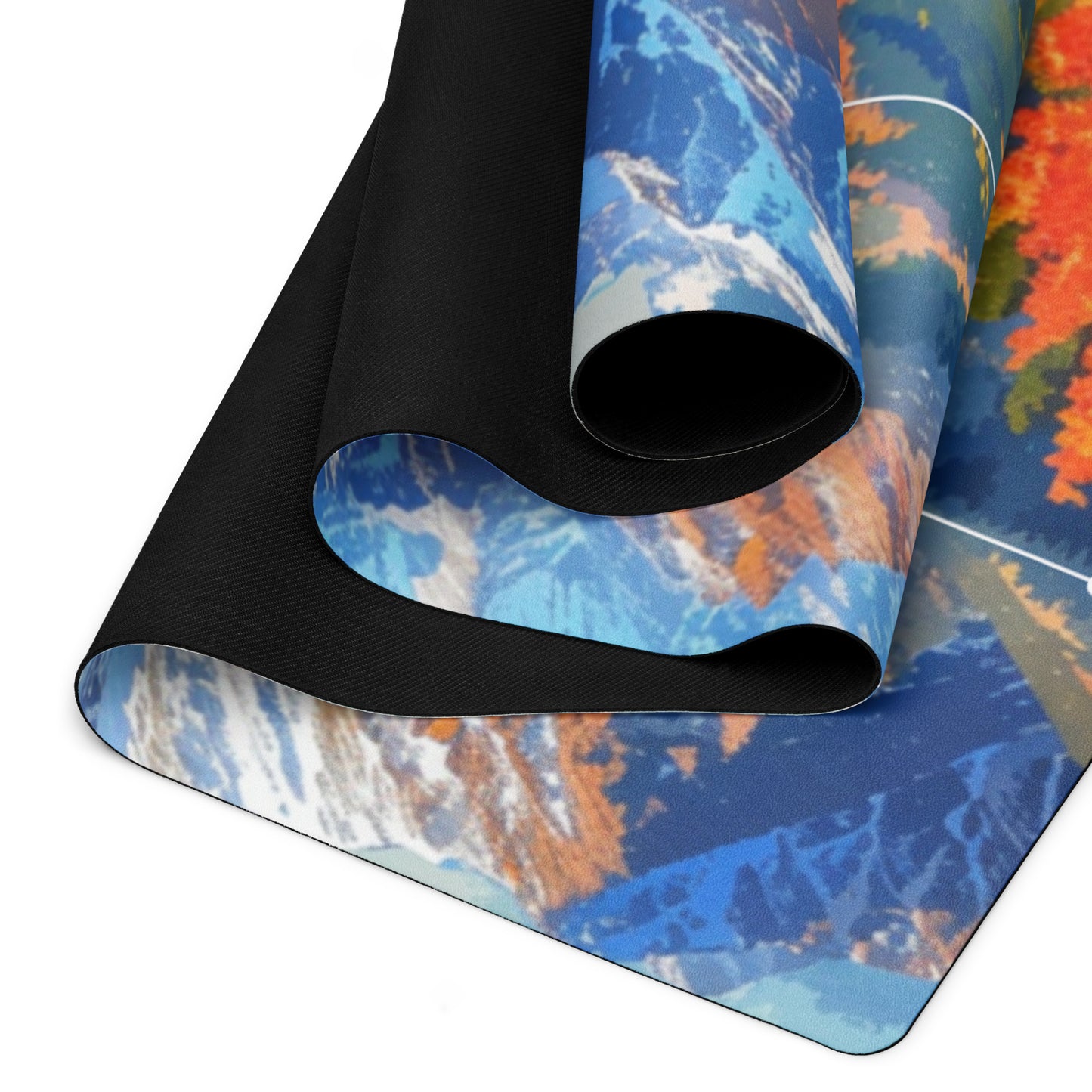 CO Mountains Alignment Yoga mat
