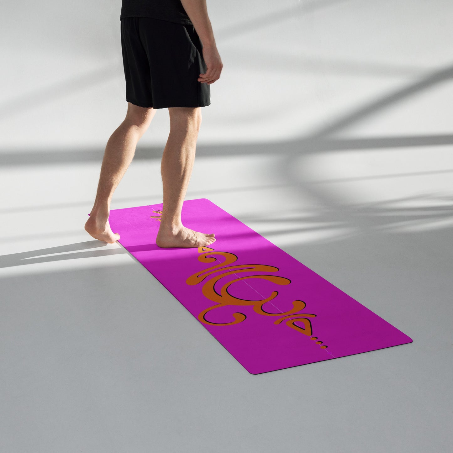 Pink and Gold Align Yoga mat