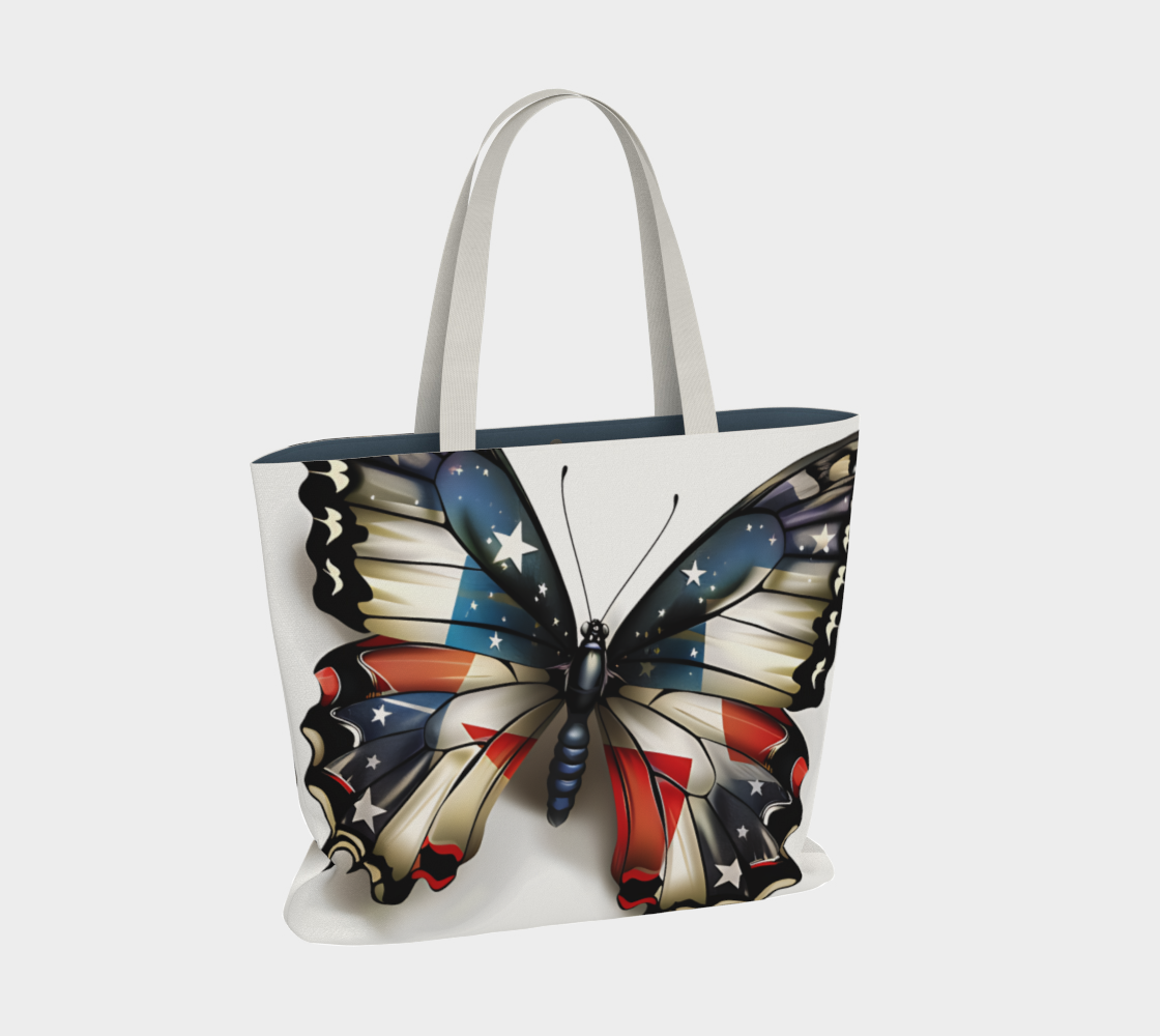 Texas Butterfly Lg Tote2