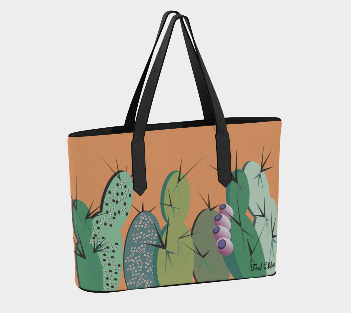 Cactus Party Lg. Tote sg