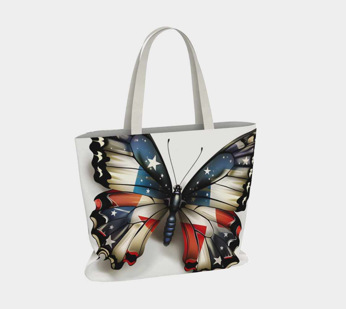 Texas Butterfly Lg Tote2