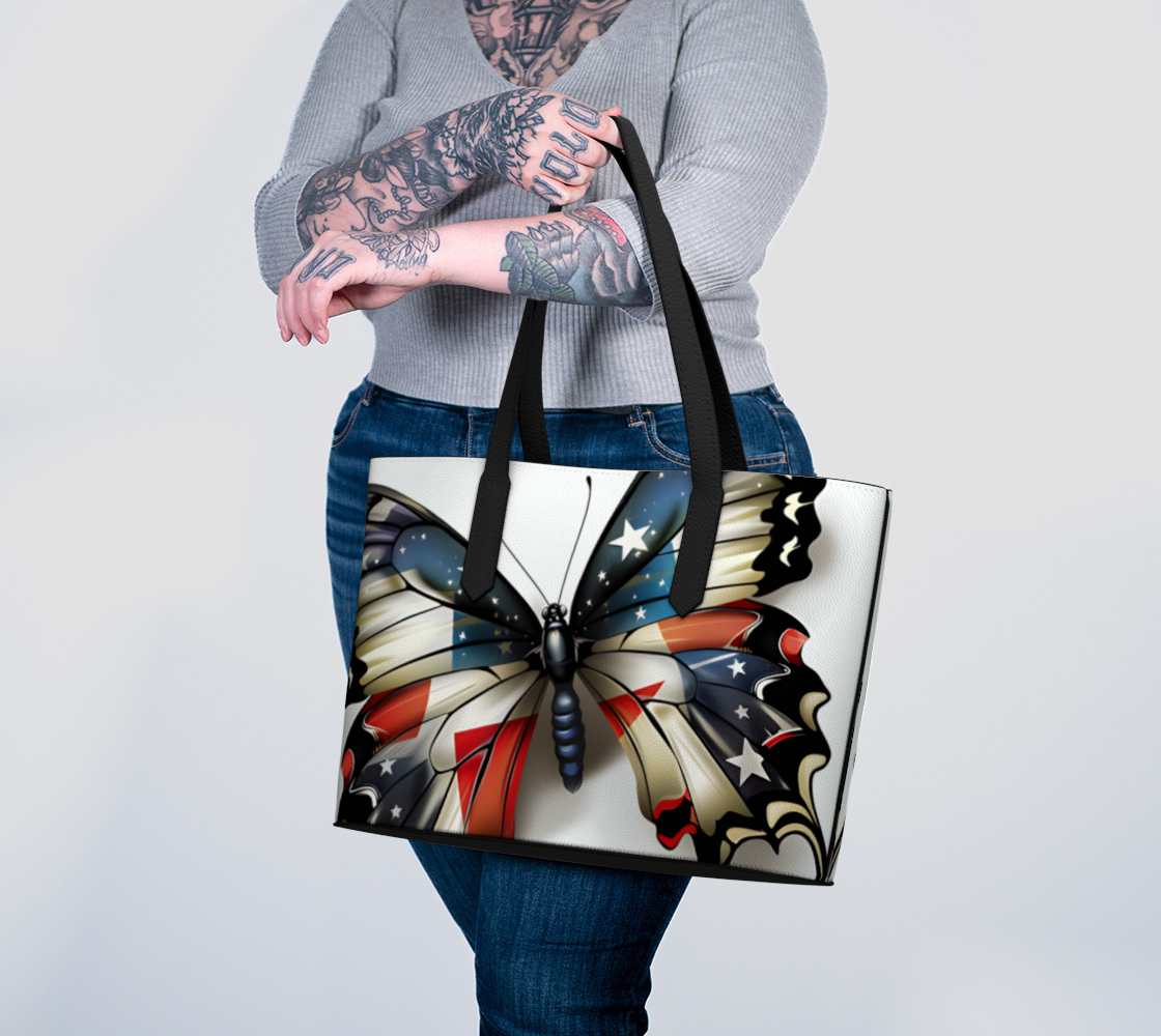 Texas Butterfly Vegan L. Tote3